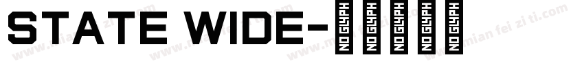 State Wide字体转换